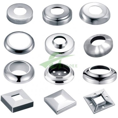 Handrail Accessories Stainless Steel Stair Railing Balustrades Handrails Glass Railing Balcony Railing Cover